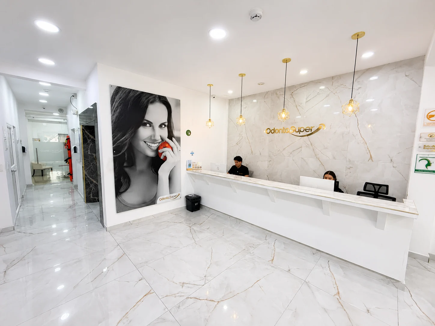 Real Medellin clinic reception area for Colombia Smile patients
